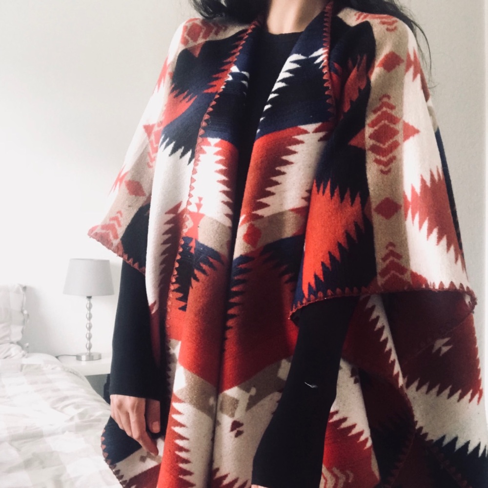 Aztec poncho/cape